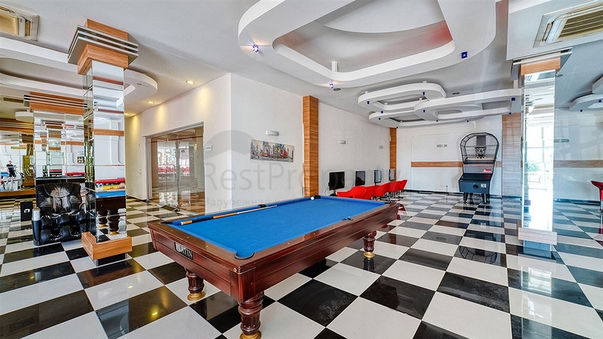 Просторная квартира 1+1 с полной мебелью и богатой инфраструктурой в Джикджилли