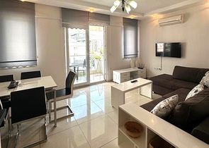 Меблированная квартира 2+1 в самом центре Клеопатры — всего в 350 метрах от моря