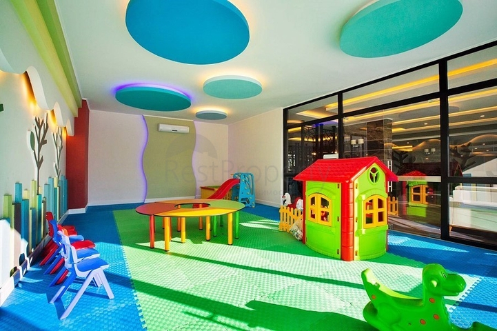 Современная квартира 1+1 в жилом комплексе с богатой инфраструктурой у моря