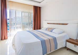 Современная квартира 1+1 в жилом комплексе с богатой инфраструктурой у моря