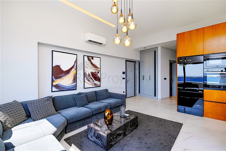 Роскошные апартаменты с видом на море в одном из лучших комплексов Аланьи