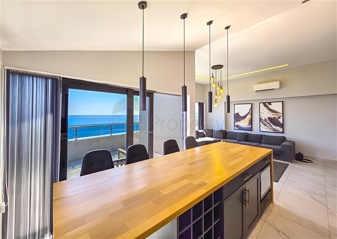 Роскошные апартаменты с видом на море в одном из лучших комплексов Аланьи