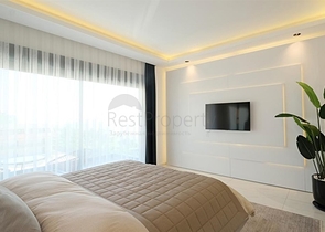 Современная вилла с панорамным видом на море в Аланье