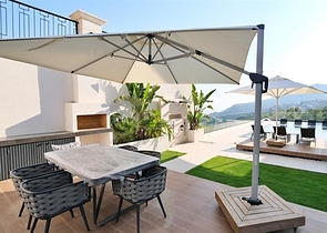 Современная вилла с панорамным видом на море в Аланье