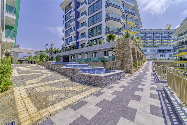 Современная квартира 1+1 с видом на море всего в 100 метрах от пляжа