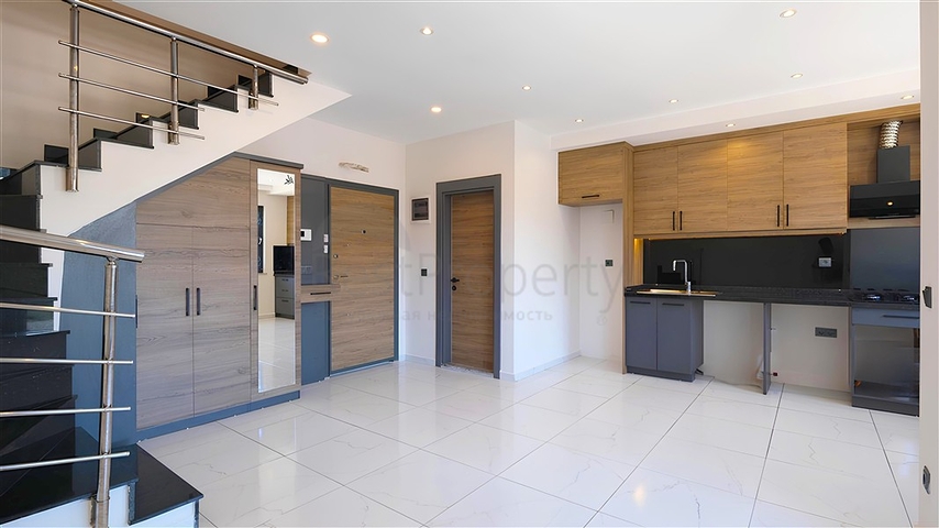 Пентхаус 2+1 с террасой в современном комплексе в районе Оба