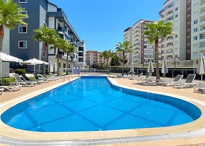 Пентхаус 2+1 с террасой в современном комплексе в районе Оба