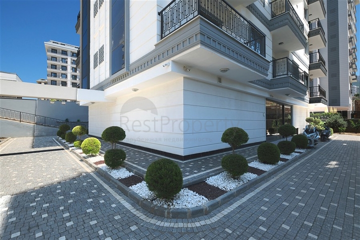 Современный пентхаус 2+1 в престижном комплексе в Махмутларе