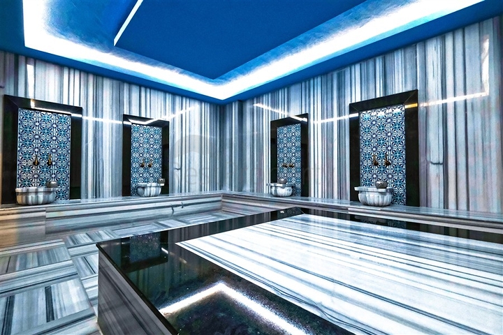 Современный пентхаус 2+1 в престижном комплексе в Махмутларе