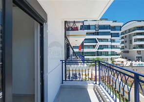 Просторная квартира с видом на море в живописном районе Аланьи