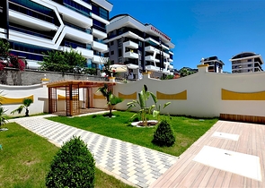 Пентхаус у моря с просторной террасой в районе Каргаджак 