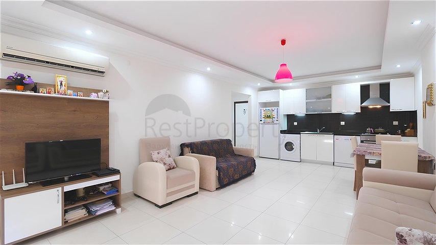 Уютная меблированная квартира с видом на море в Авсалларе