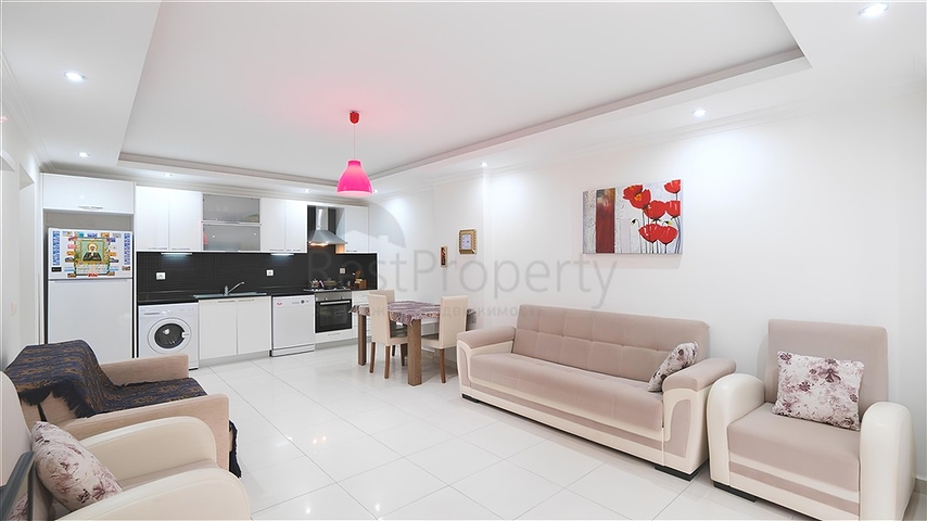 Уютная меблированная квартира с видом на море в Авсалларе