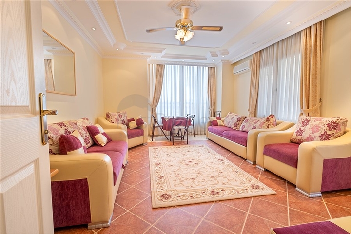 Уютная меблированная квартира 2+1 рядом с пляжем в районе Тосмур