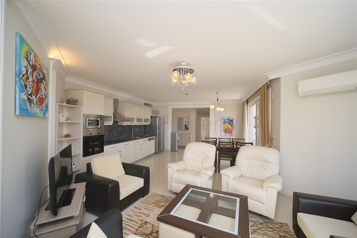 Уютная квартира 2+1 в жилом комплексе с инфраструктурой в районе Джикджилли