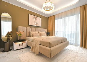 Современная вилла 3+1 с панорамным видом на море в районе Бекташ