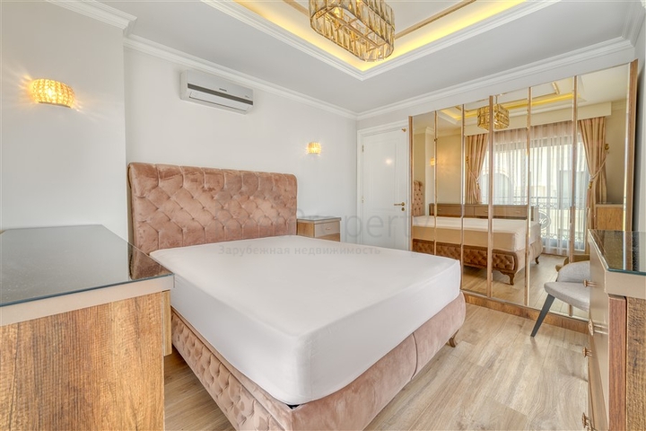 Просторная квартира с видом на море в одном из самых лучших комплексах Аланьи