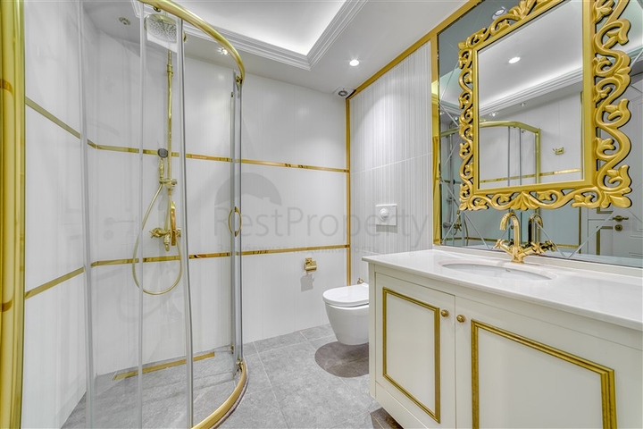 Просторная квартира с видом на море в одном из самых лучших комплексах Аланьи