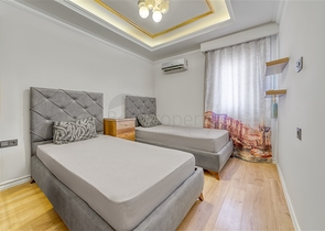 Просторная квартира с видом на море в одном из самых лучших комплексах Аланьи