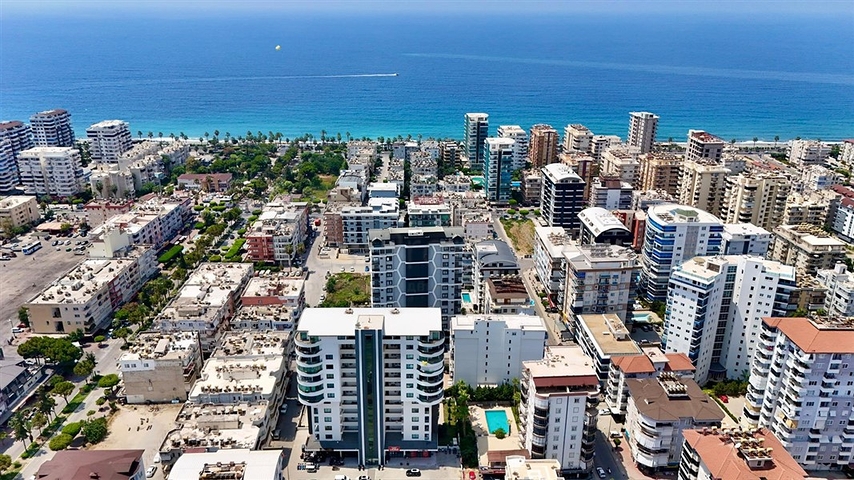 Современная квартира с морским видом в самом сердце Махмутлара