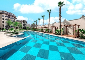 Современная квартира 1+1  в районе Оба