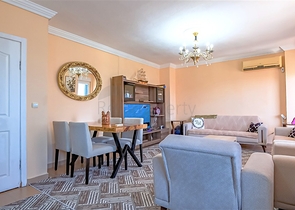 Уютная квартира 2+1 с видом на море в благоустроенном районе Авсаллар