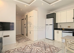 Современная квартира 1+1 в шаговой доступности от пляжа Клеопатры