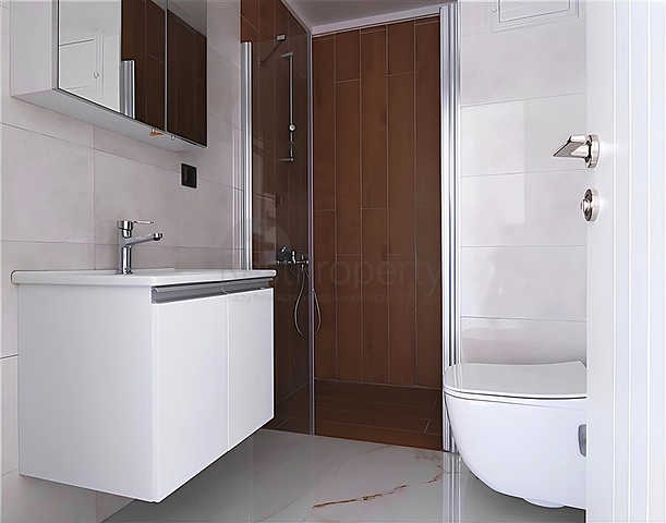 Современная квартира 1+1 рядом с пляжем в районе Оба