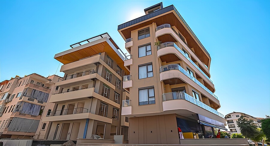 Современная квартира 1+1 рядом с пляжем в районе Оба