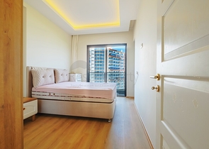 Современная меблированная квартира в комплексе с богатой инфраструктурой в Махмутларе