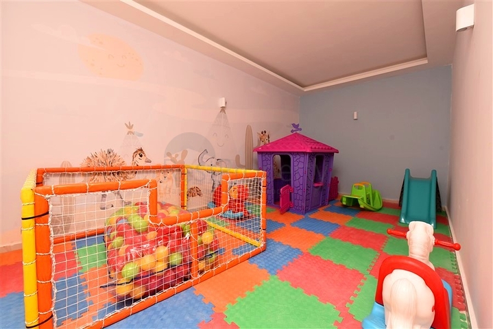 Уютная квартира 1+1 в современном жилом комплексе в Авсалларе