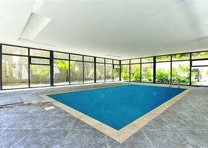 Уютная квартира 1+1 в современном жилом комплексе в Авсалларе