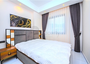 Современная квартира 1+1 в комплексе с богатой инфраструктурой в Махмутларе