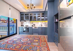 Роскошный пентхаус 4+1 с панорамным видом на море в центре Аланьи