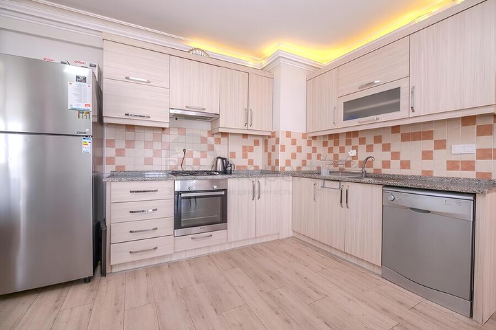 Квартира 2+1 с видом на море в районе Джикджилли