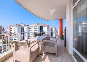 Квартира 2+1 с видом на море в районе Джикджилли