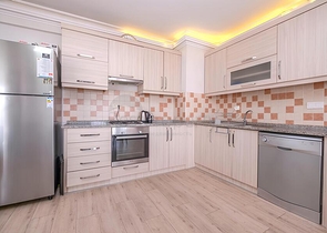 Квартира 2+1 с видом на море в районе Джикджилли