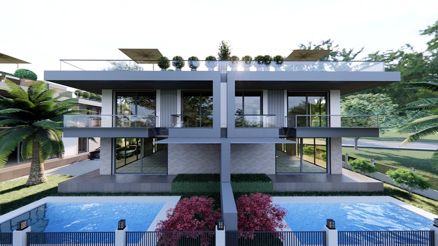 На продажу предлагаются Виллы планировки 4+1 в районе Дошемеалты - Анталия 