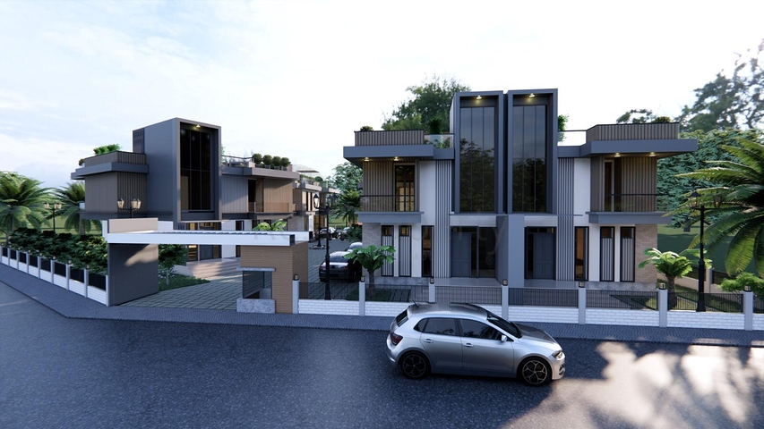 На продажу предлагаются Виллы планировки 4+1 в районе Дошемеалты - Анталия 