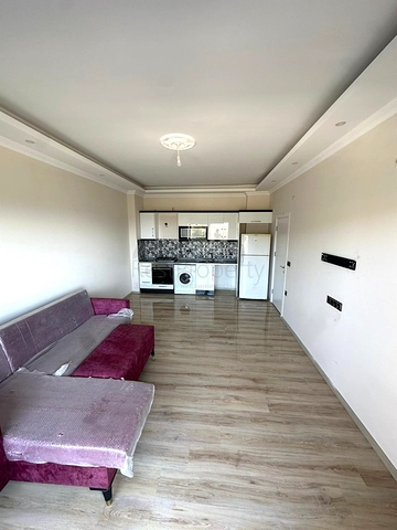 Современная квартира 1+1 с видом на море в Демирташе