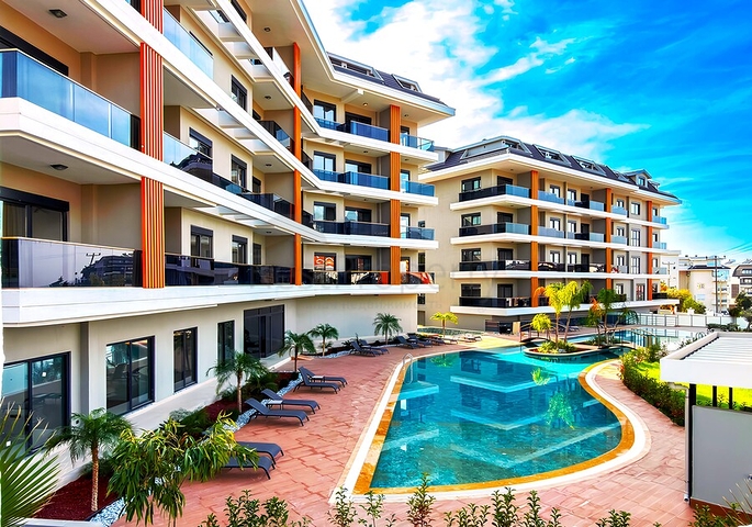 MOYE Oba Residence — дуплекс с собственным бассейном в престижном районе Оба, Алания