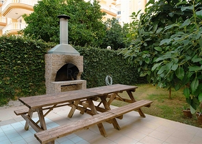 Квартира 1+1 в зеленом комплексе Махмутлара