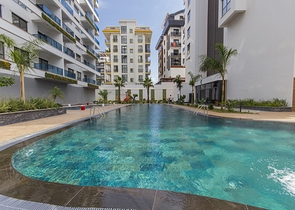 Современная квартира 1+1 в новом комплексе с бассейном и спа-зоной в Махмутларе