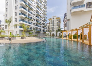 Современная квартира 1+1 в новом комплексе с бассейном и спа-зоной в Махмутларе