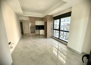 Современная квартира 1+1 в новом комплексе с бассейном и спа-зоной в Махмутларе