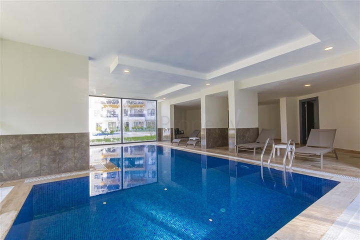 Квартира 1+1 с видом на море и богатой инфраструктурой в Махмутларе