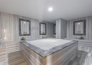 Квартира 1+1 с видом на море и богатой инфраструктурой в Махмутларе