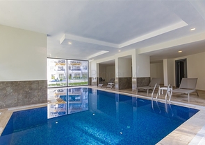 Квартира 1+1 с видом на море и богатой инфраструктурой в Махмутларе