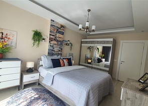 Светлая квартира 1+1 в шаговой доступности от моря в районе Оба