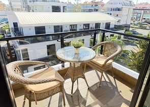 Пентхаус с двумя спальнями и панорамными видами в современном комплексе района Оба